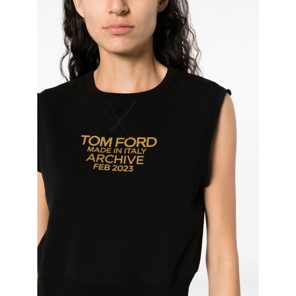Tom Ford Zwarte Sweaters voor Heren Black Dames