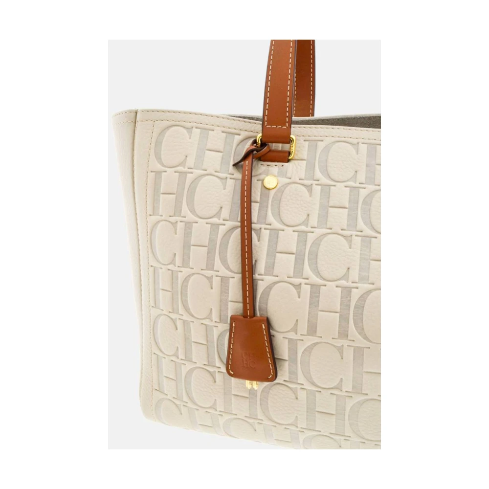 Carolina Herrera Vergrendelde hele dag Magnolia tas Beige Dames