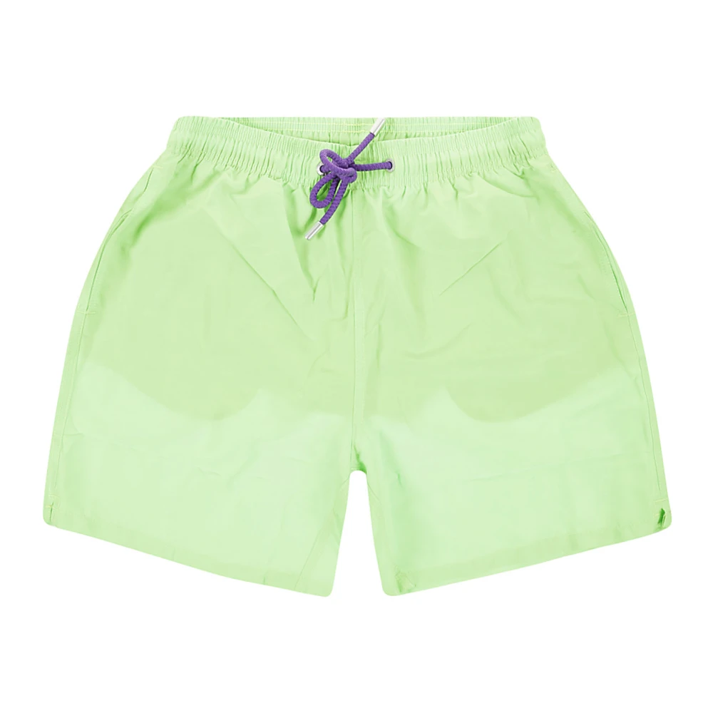 MC2 Saint Barth Kleurveranderende zwemkleding met elastische taille Green Heren