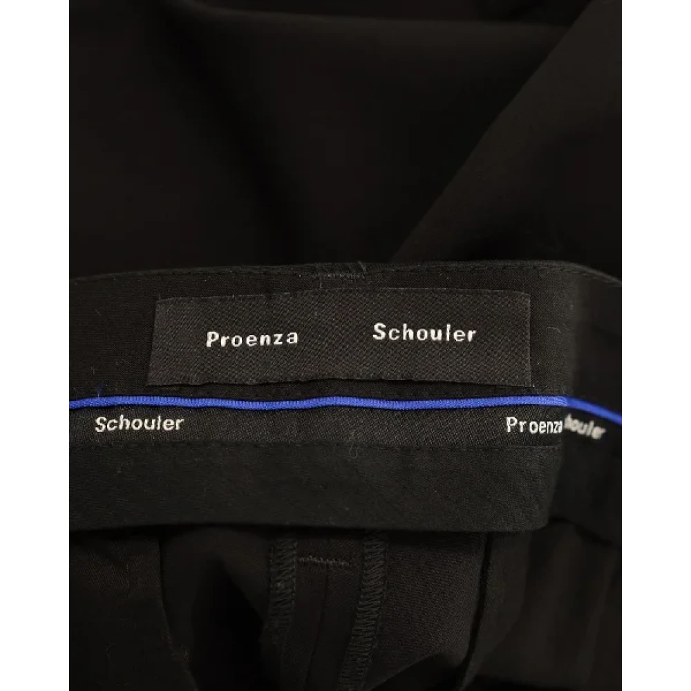Proenza Schouler Pre-owned Wool bottoms Black Dames