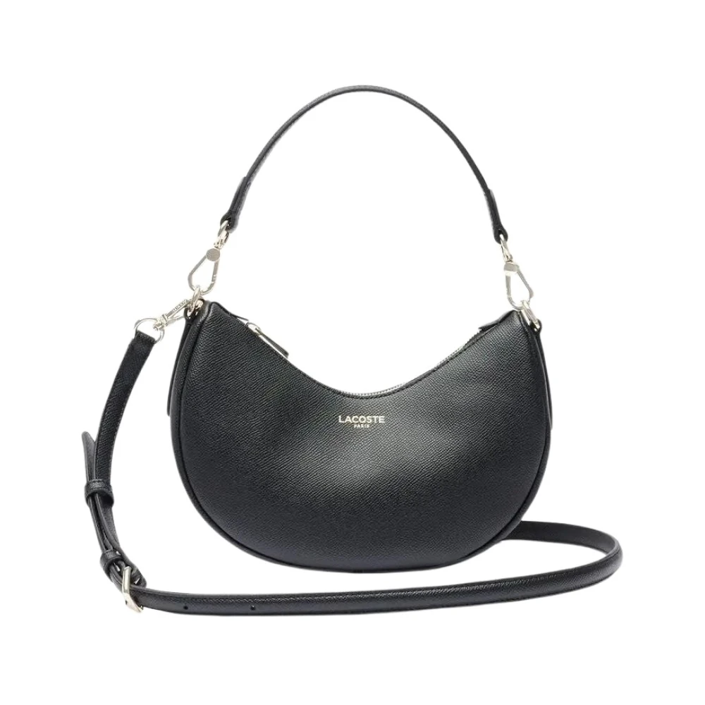 Lacoste Donna Nero Borse, Taglia Unica, New,
