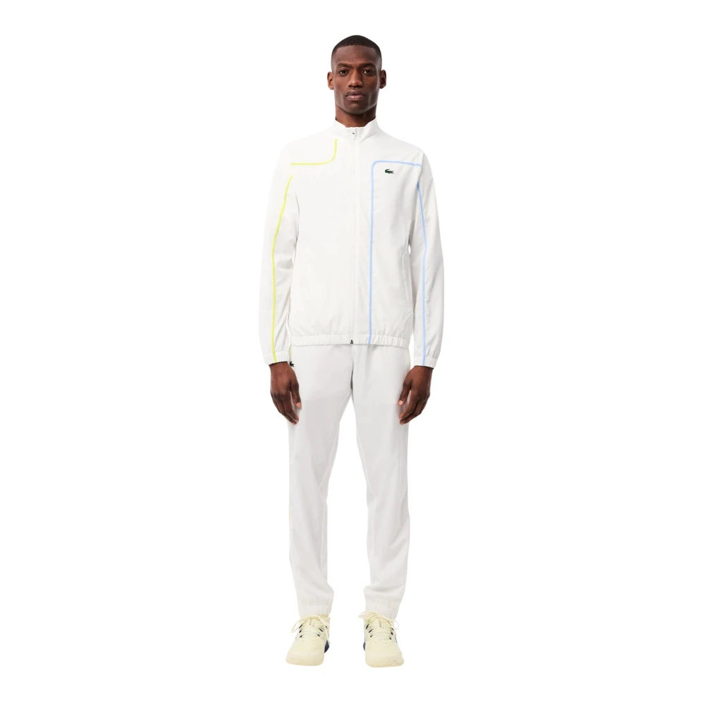 Lacoste Colorblock Trainingsset Heren Wit White Heren