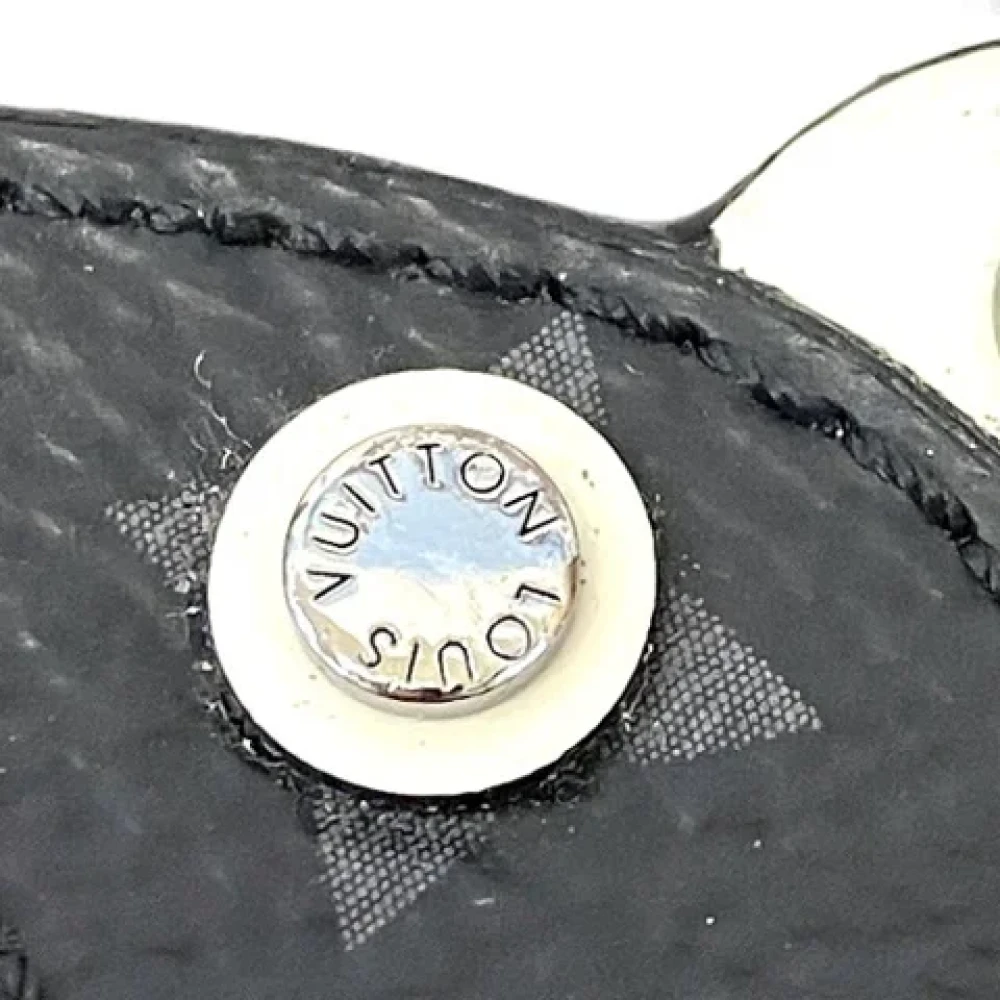 Louis Vuitton Vintage Pre-owned Leather key-holders Black Dames
