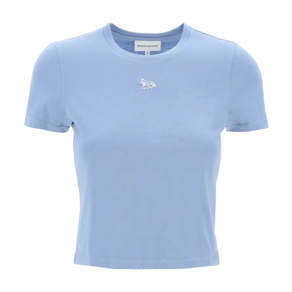 Maison Kitsuné T-Shirts Blue Dames