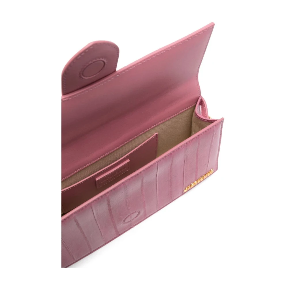 Jacquemus Lichtroze Leren Schoudertas Pink Dames