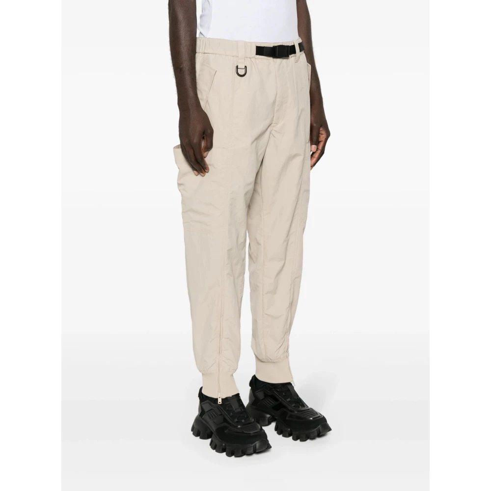Y-3 Slim-fit Trousers Beige Heren