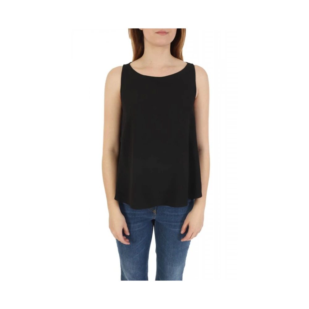 Emporio Armani Vrouw Zwart Sleeveless Top