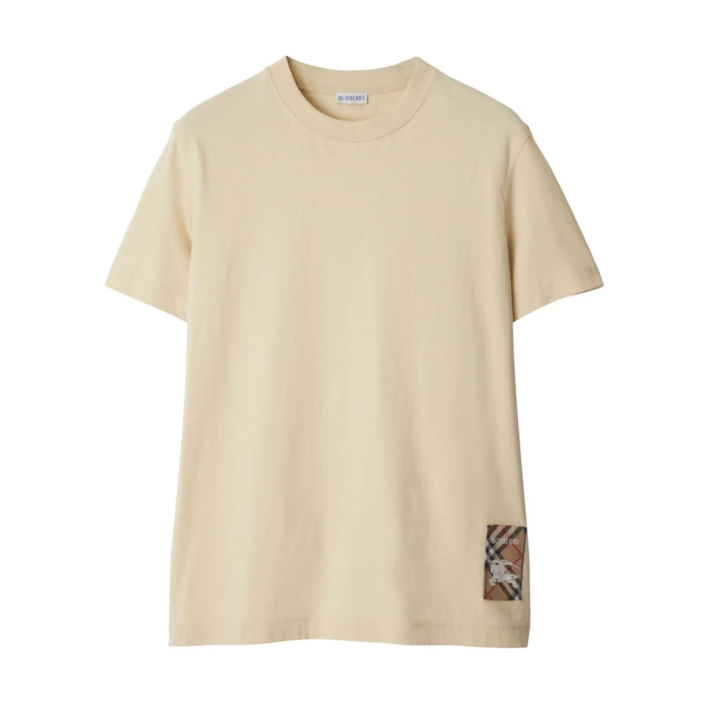 Burberry Stijlvolle T-shirts en Polos Beige Heren