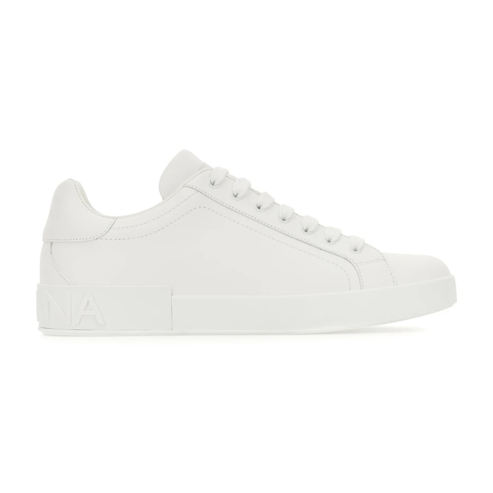 Dolce & Gabbana White Portofino Trainers - Male - Sneakers - 10 Uk - Shoes