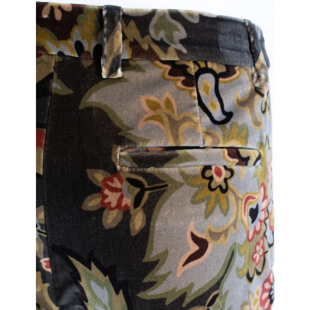 ETRO Hoge taille broek met Paisley-print Multicolor Dames
