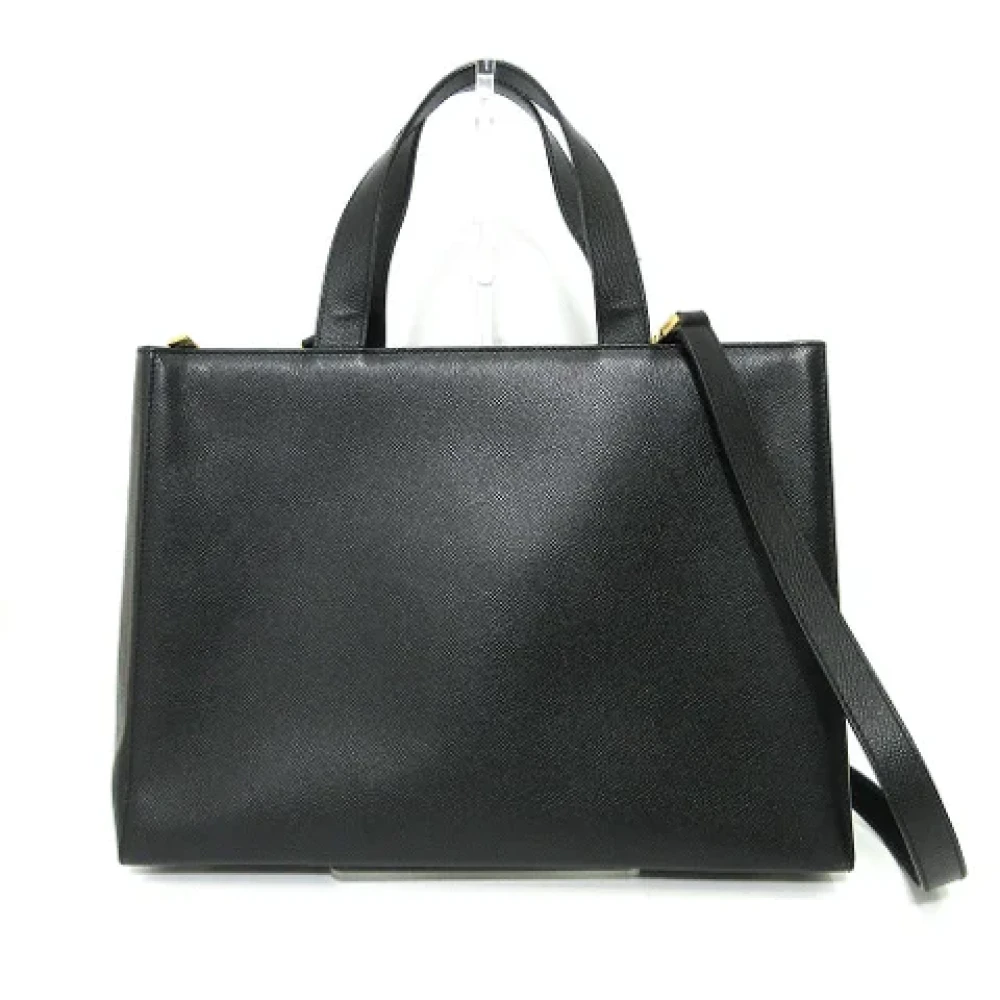 Celine Vintage Pre-owned Leather celine-bags Black Dames
