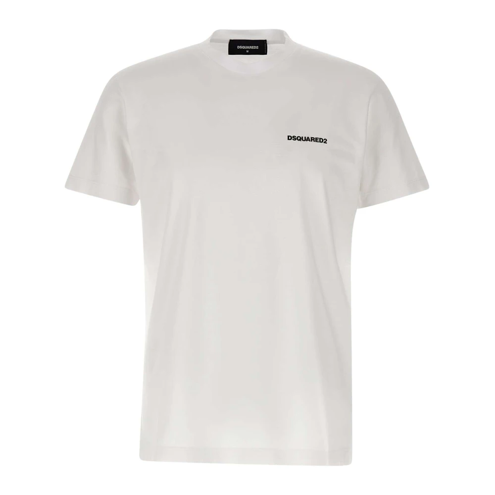 Dsquared2 Witte Katoenen Heren T-shirt White Heren
