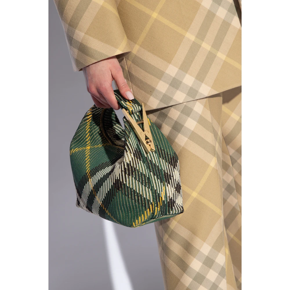 Burberry Mini Peg Duffle handtas Green Dames