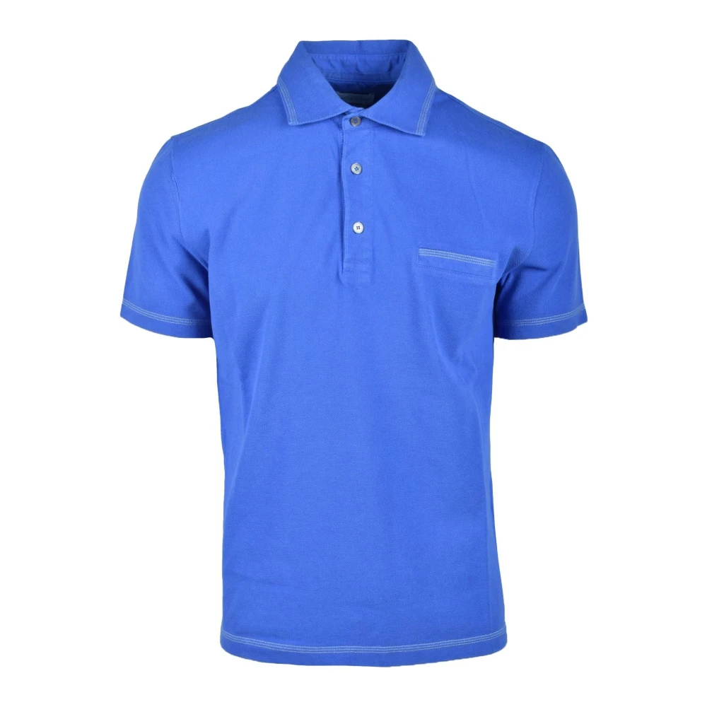 Ballantyne Katoenen Polo Shirt Blue Heren