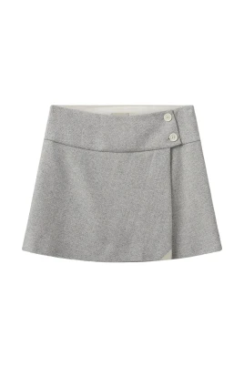 Elegant Ull Mini Kjol