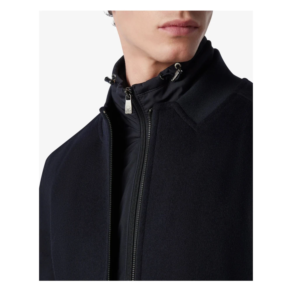 Corneliani Donkerblauwe Jassen Blue Heren