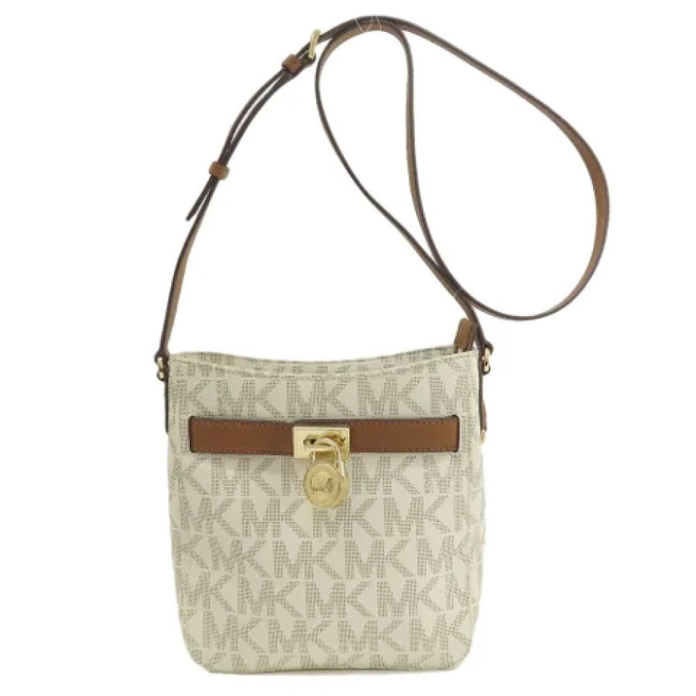 Michael Kors Pre-owned Canvas crossbody-bags White Dames