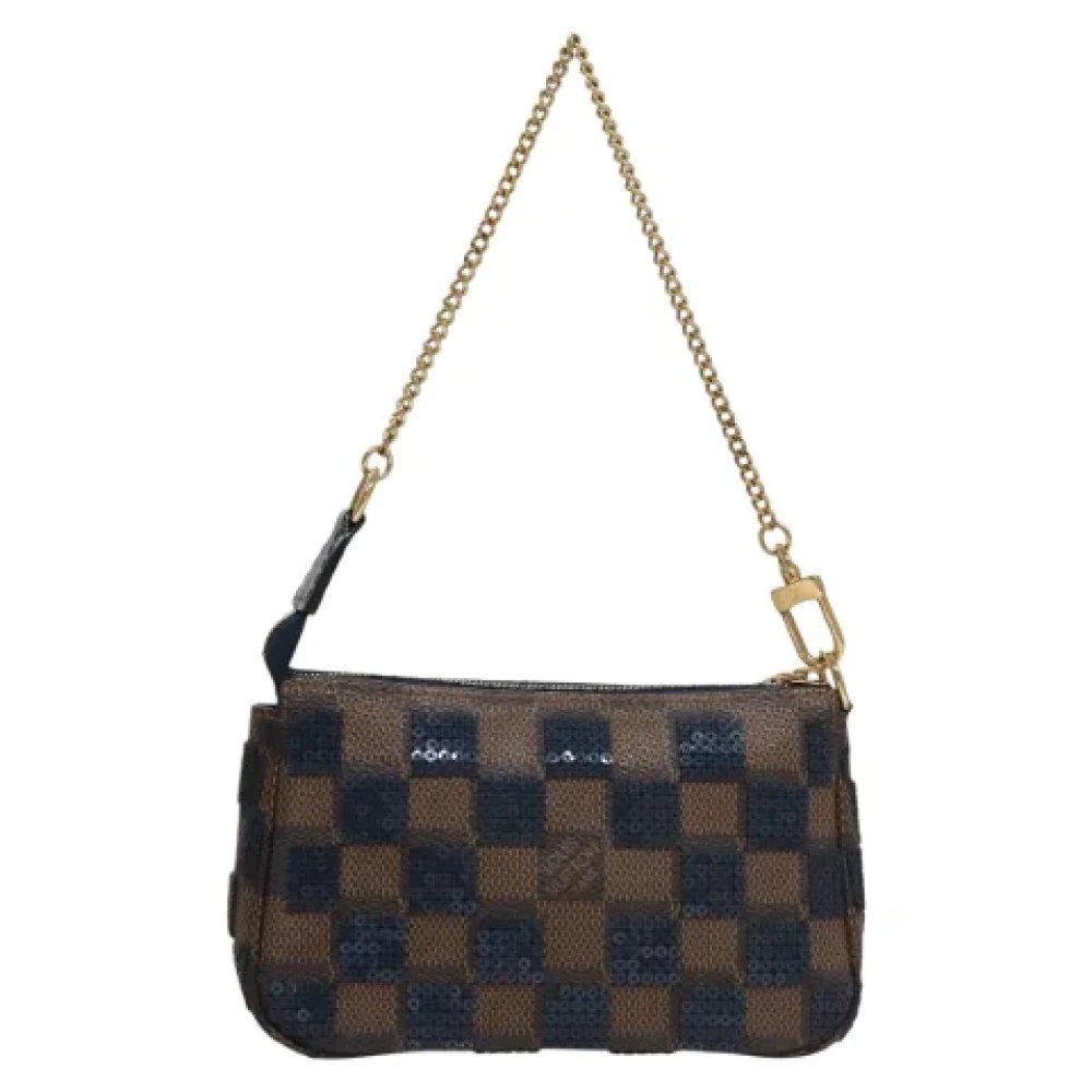Louis Vuitton Vintage Pre-owned Canvas pouches Brown Dames