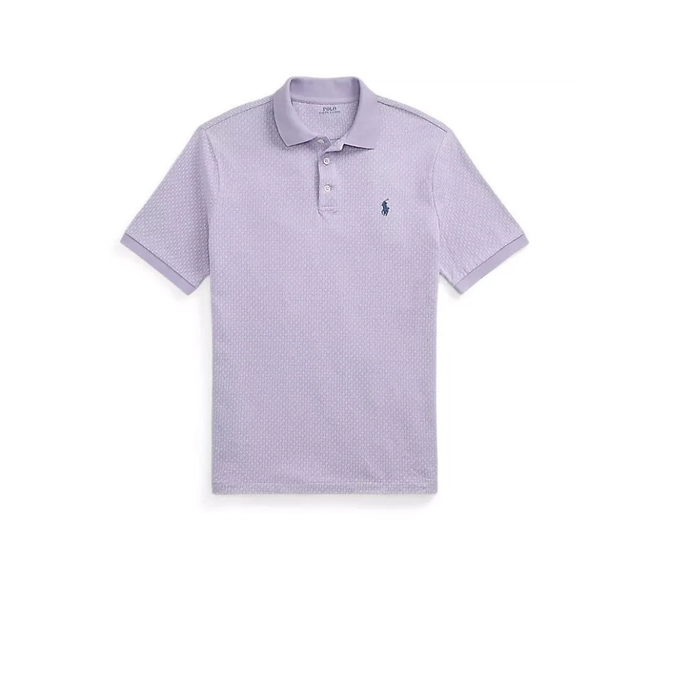 Polo Ralph Lauren Men's Purple Polo Shirts, 2XL, Casual T-Shirt For