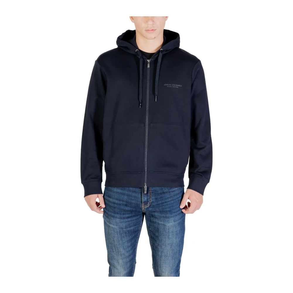 Armani Exchange Hombre Azul Sudaderas, Talla: 2XL