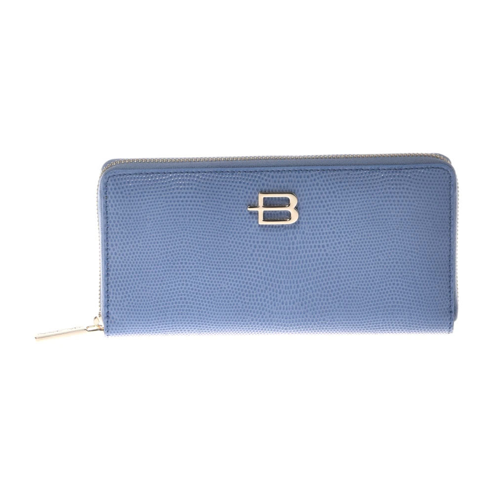 Baldinini Women's Blue Wallets & Cardholders, One Size, Lizard Print Wallet