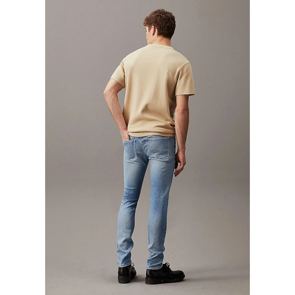 Calvin Klein Jeans Vintage Denim Skinny Jeans Blue Heren