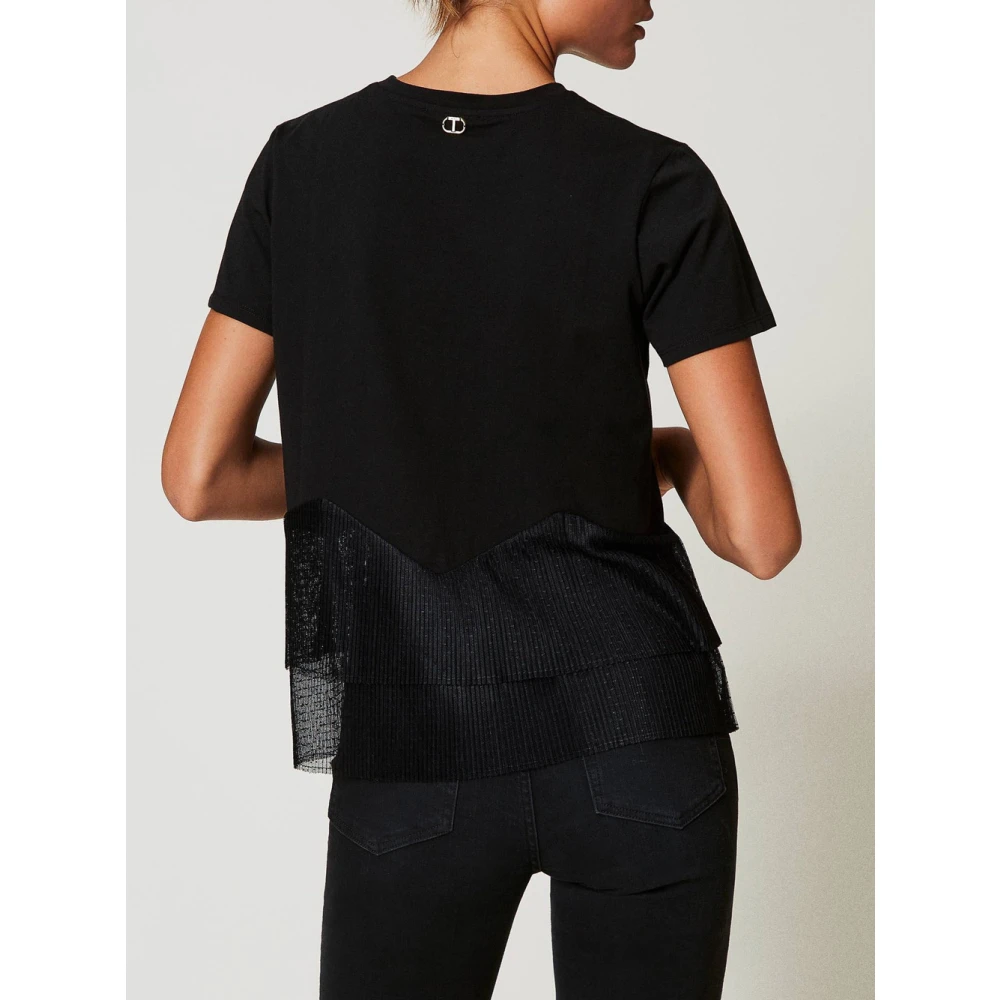 Twinset Zwart T-shirt en Polo Set Black Dames