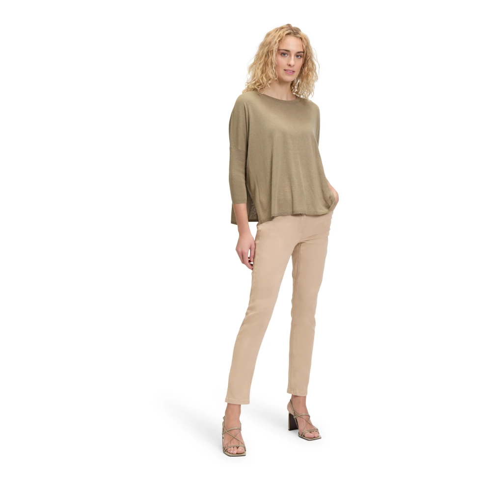 Betty Barclay Oversized Style Gebreide Trui Green Dames