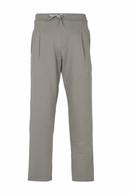 groene-katoenen-sportbroek-met-elastische-tailleband