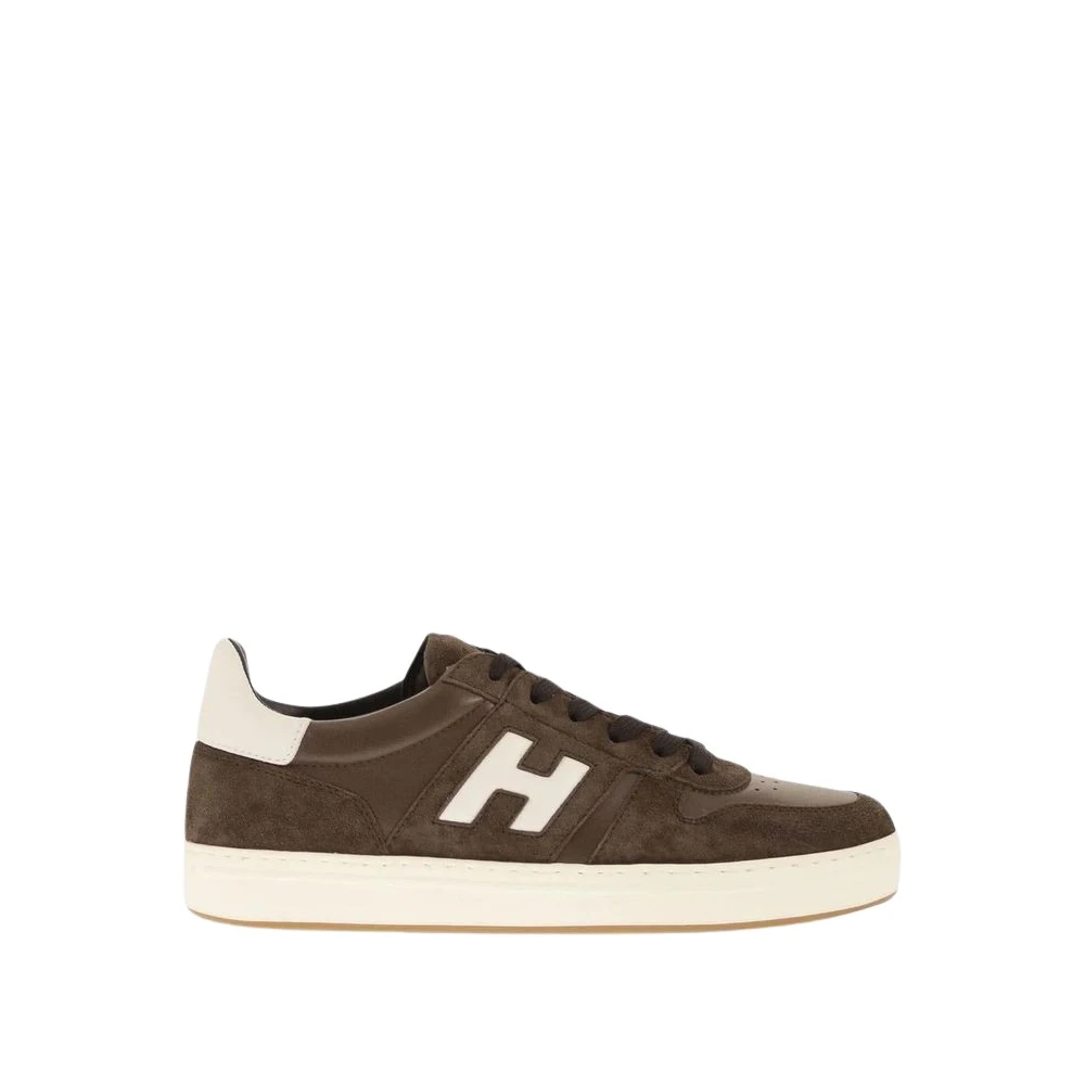 Hogan H668 Allacciato H Banda Heren Schoenen Bruin
