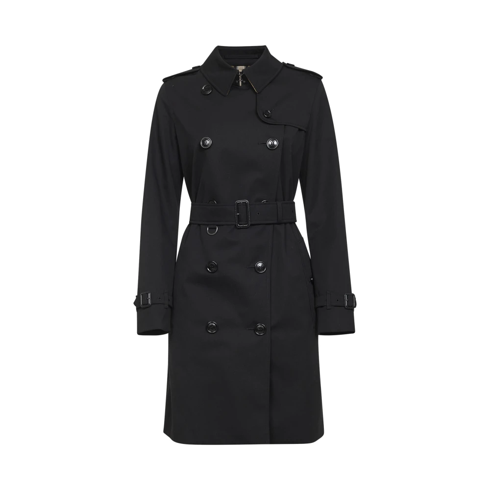 Burberry Women's Black Trench Coats, 3XS, Trench Coat