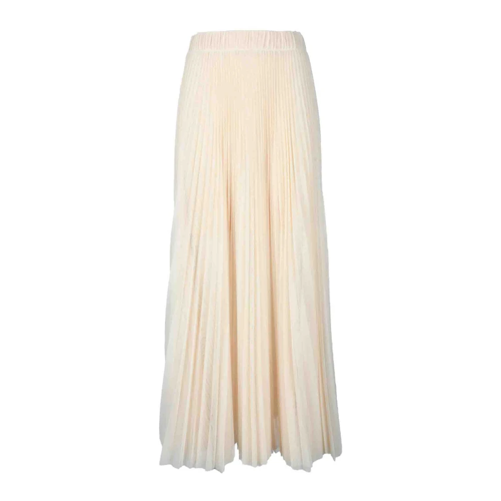 PATRIZIA PEPE Prachtige Maxi Rok Collectie Beige Dames