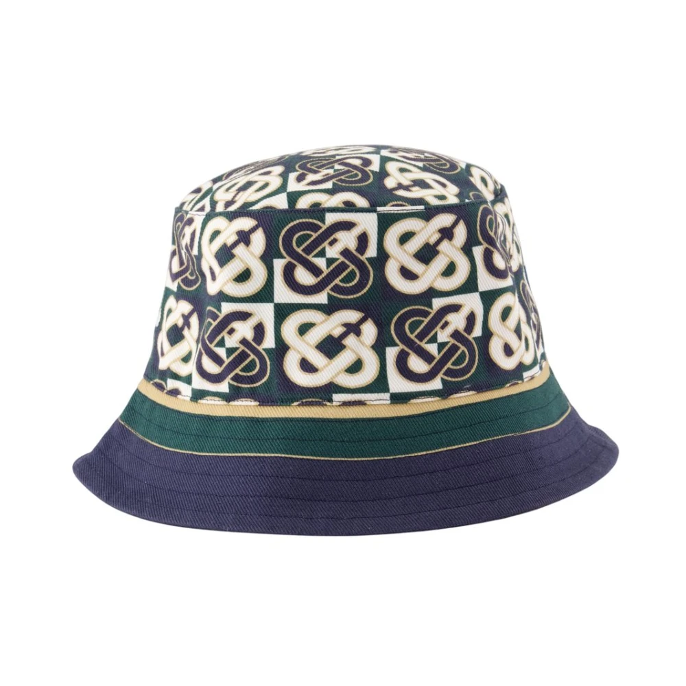 Casablanca Multicolor Accessories, Unisex, S/M, Ping Pong Printed Bucket Hat