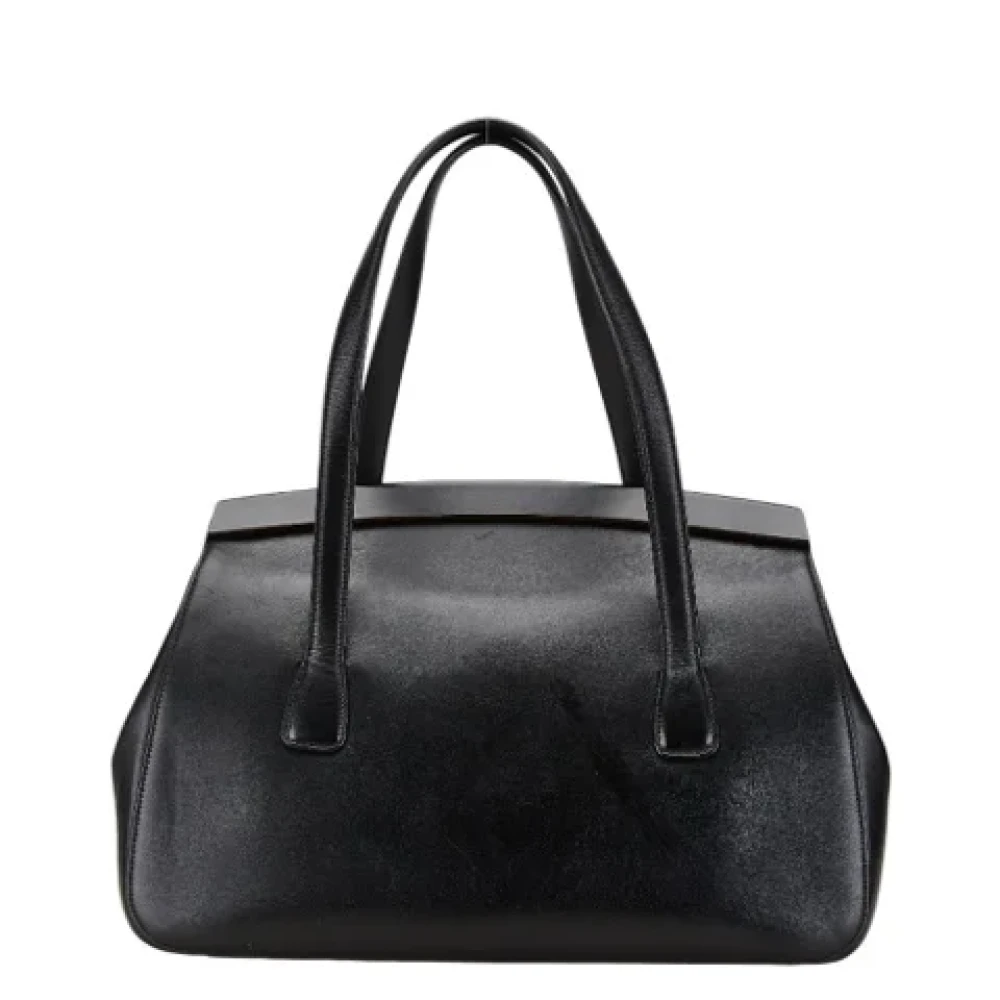 Salvatore Ferragamo Pre-owned Leather handbags Black Dames