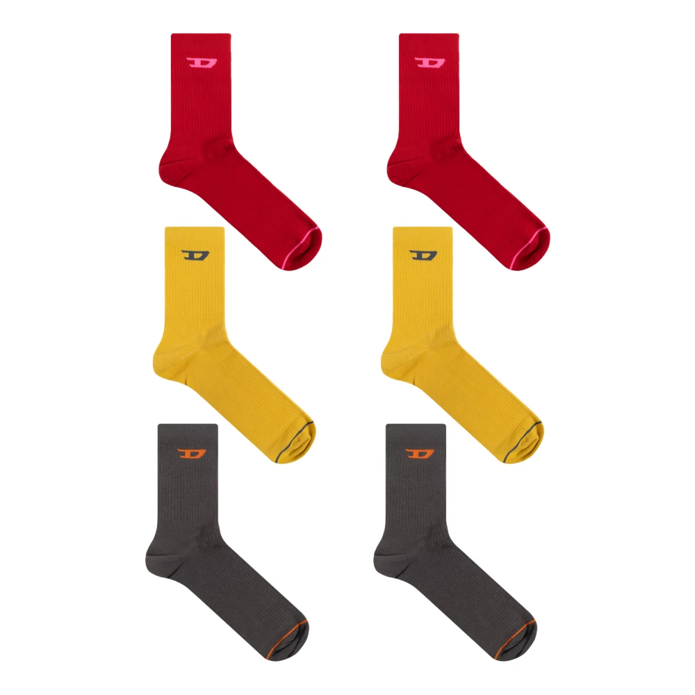 Diesel Driepak sokken Skm-D-Tennis-Crew Multicolor Heren