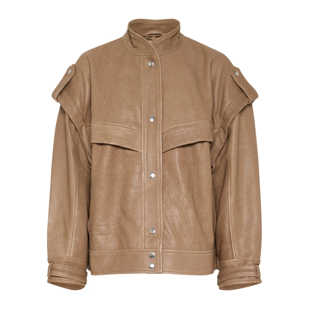 Jackets > Leather Jackets - - Karen by Simonsen - Modalova