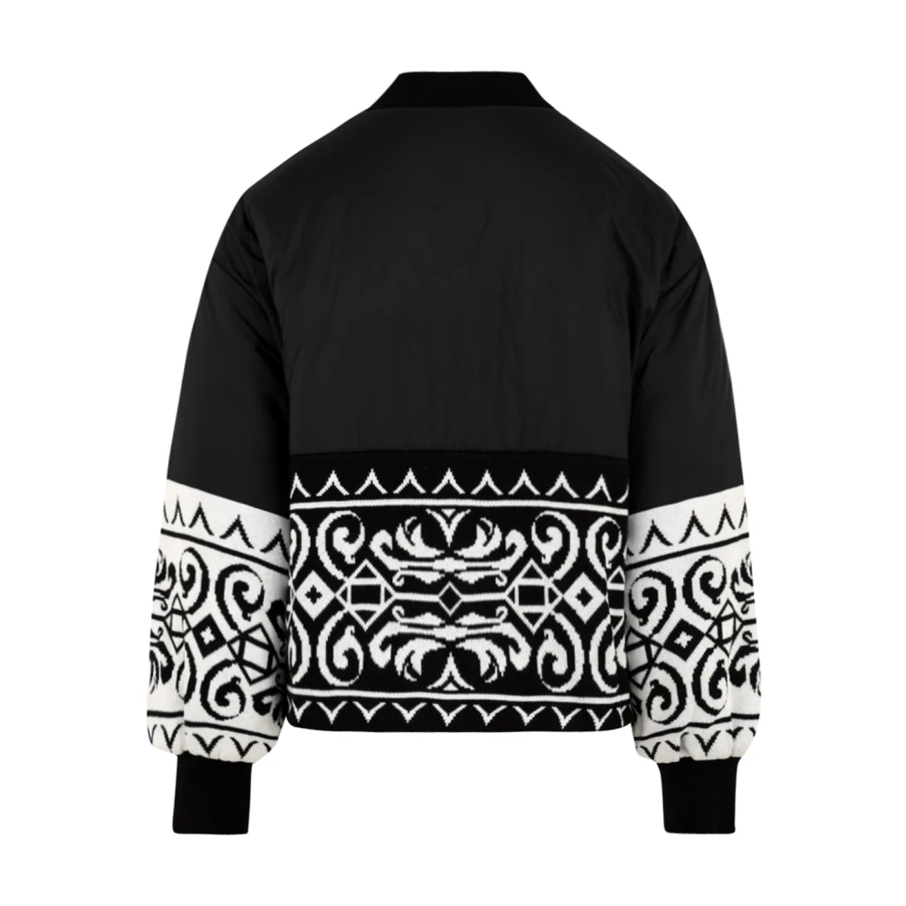 Akep Zwarte Gewatteerde Jas Model Gbkd07302 Black Dames