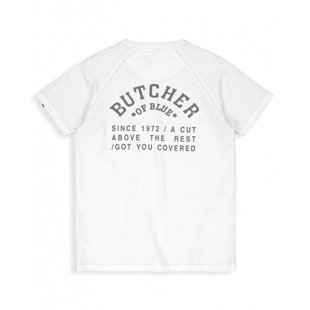 Butcher of Blue Army Lock Stamp Grafische T-shirt White Heren