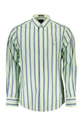 gul-skjorte-langaermet-button-down
