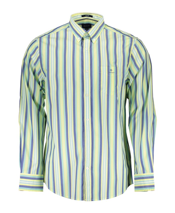 chemise-jaune-manches-longues-button-down