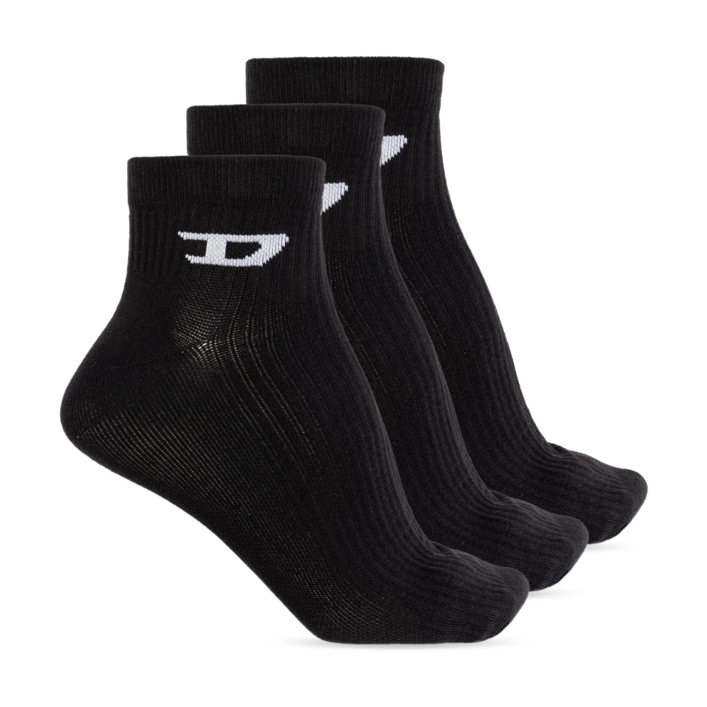 Diesel Sokken Skm-D-Ankle -9 Black Heren