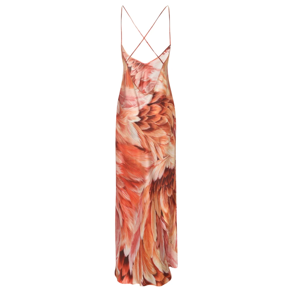 Roberto Cavalli Maxi-jurk Multicolor Dames