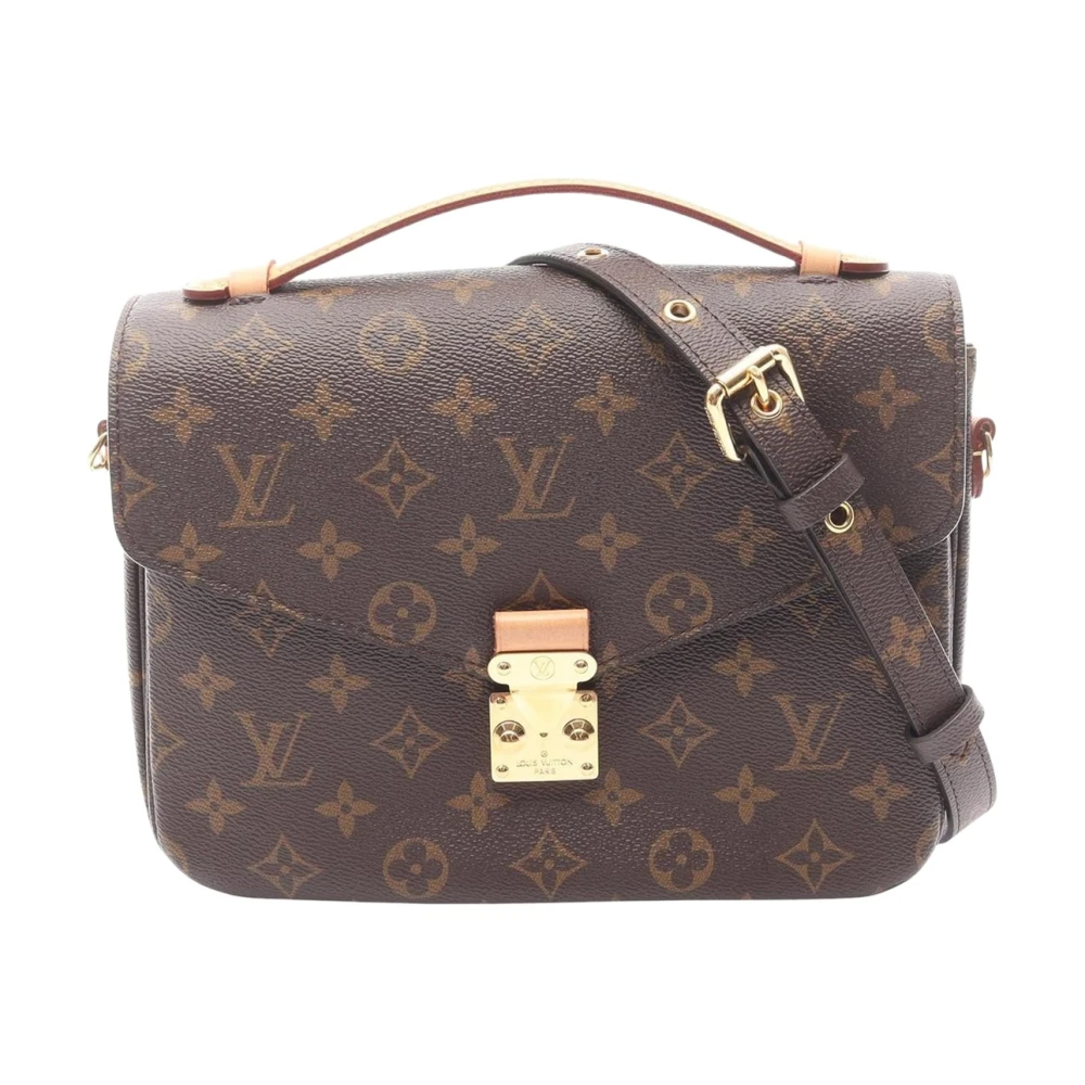 Louis Vuitton Vintage Women's Brown Vintage Cross Body Bags, One Size, Pre-Owned Vintage Monogram Canvas Crossbody Bag