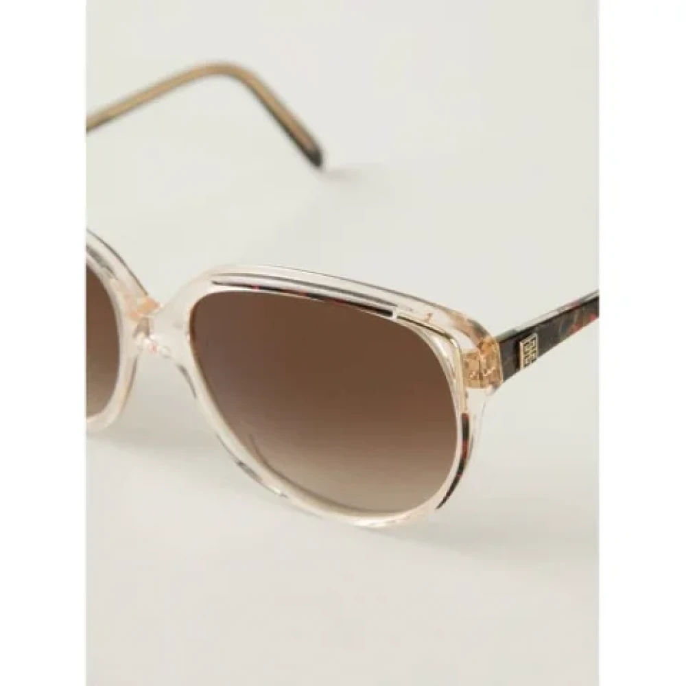 Givenchy Pre-owned Acetate sunglasses Brown Dames
