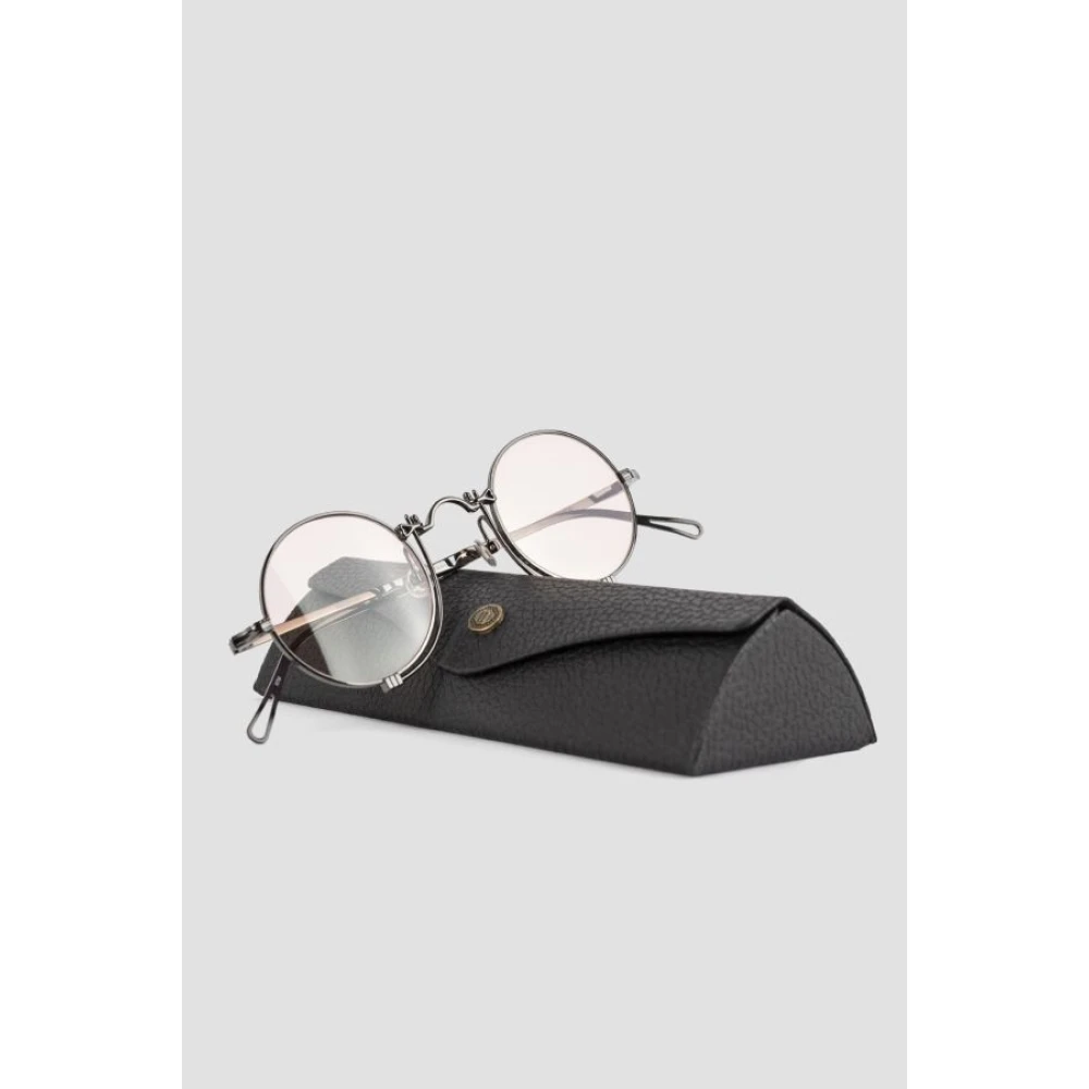 Matsuda Heritage Ronde Zonnebril Roze Titanium Pink Unisex