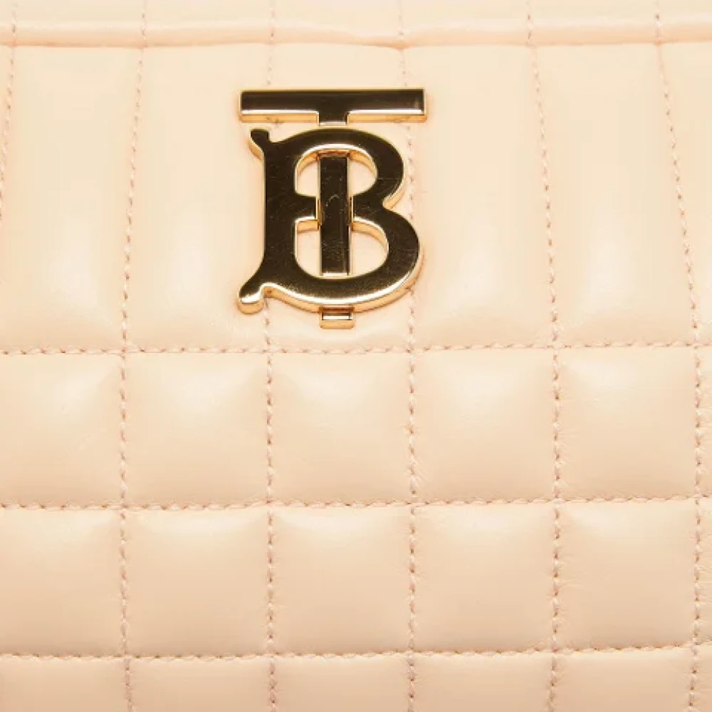 Burberry Vintage Pre-owned Leather shoulder-bags Pink Dames