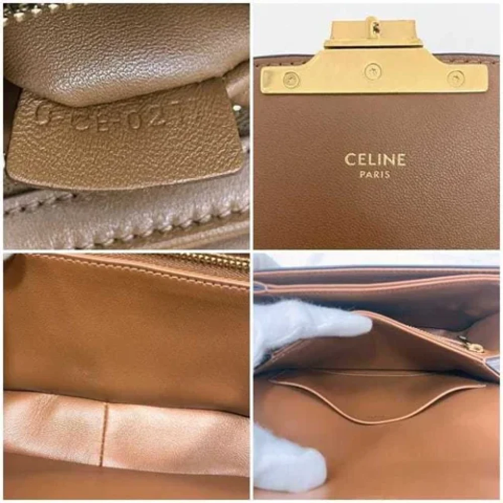 Celine Vintage Pre-owned Plastic celine-bags Brown Dames