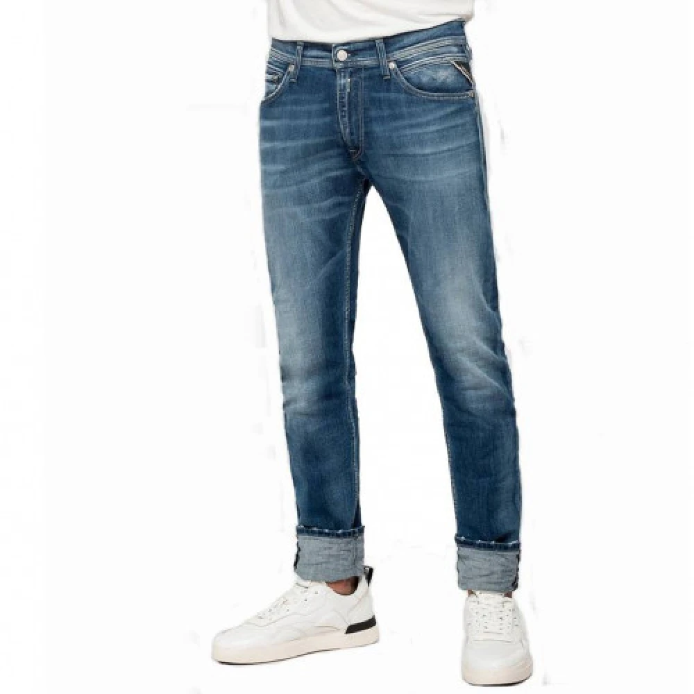 Replay Skinny Jeans Blue Heren