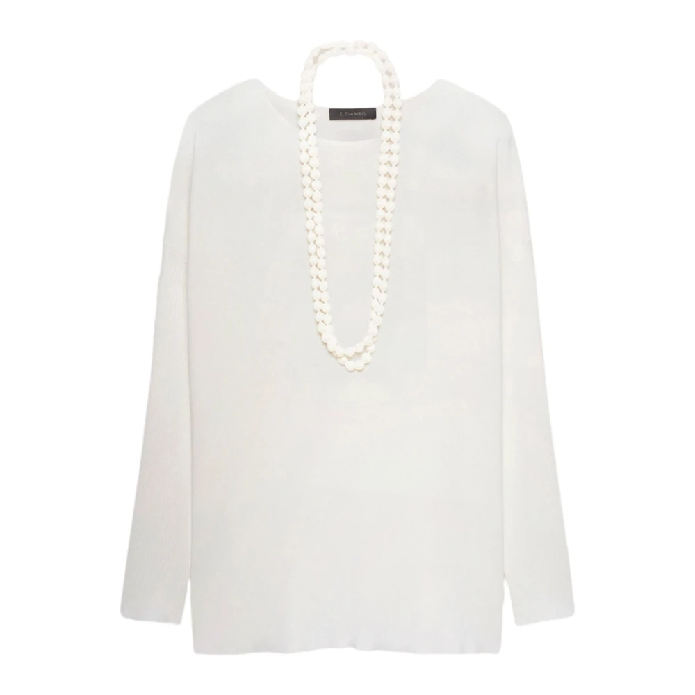 Elena Mirò Sweatshirts White Dames
