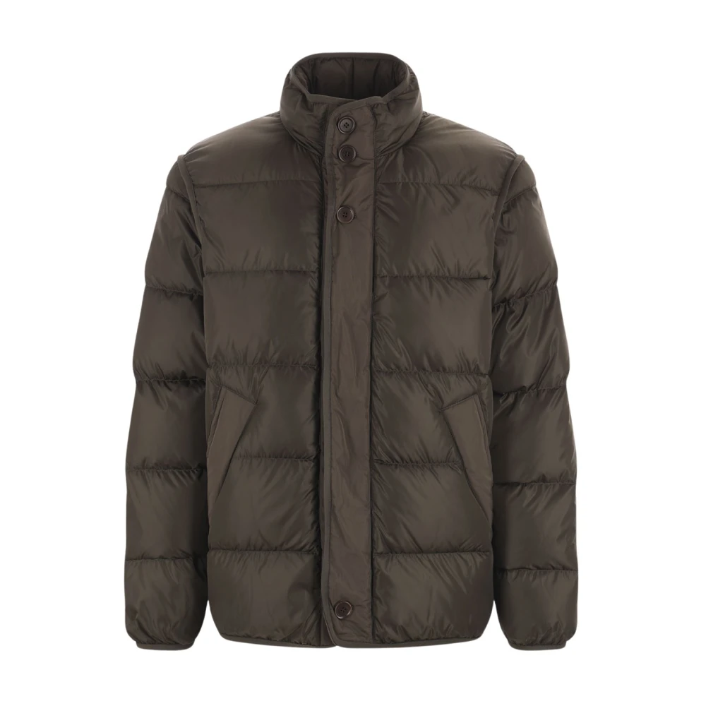 Aspesi Militair Groene Nylonjas Green Heren